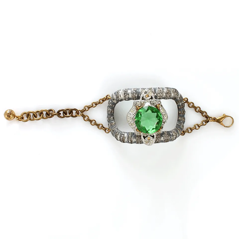 100 Year Center Stone Vintage Bracelet