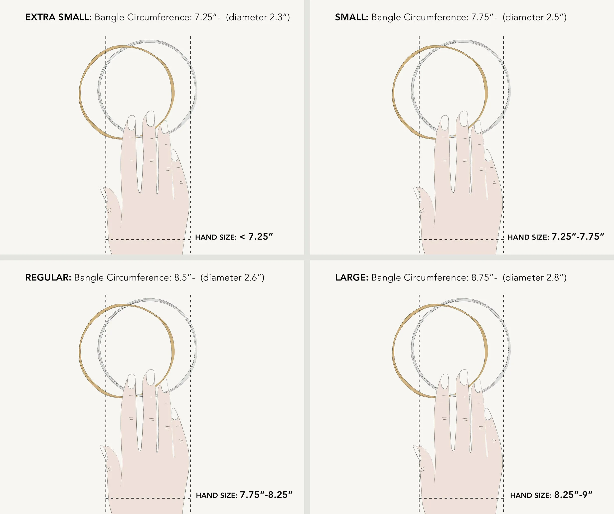 18K Yellow Gold 3-Strand Bangle With Diamonds
