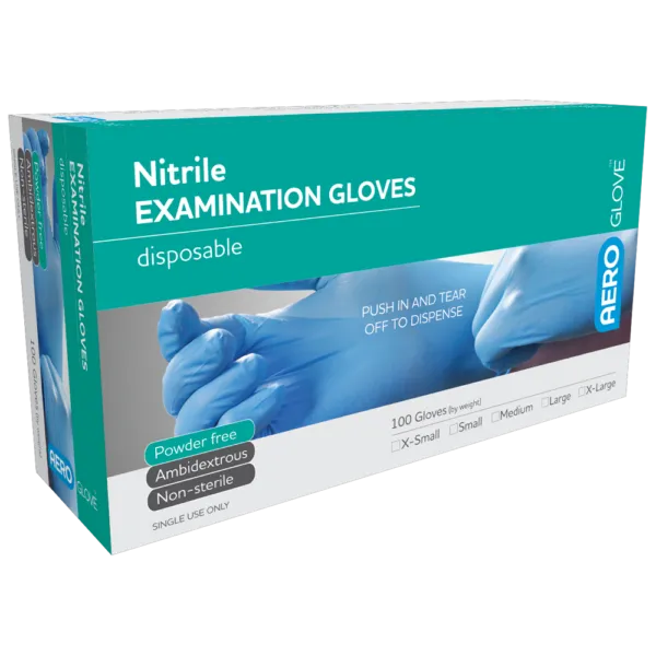 Aeroglove Nitrile Gloves Large 100 pack