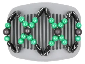 African Butterfly Hair Comb - Dalena Gray 34
