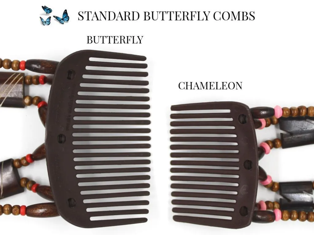 African Butterfly Hair Comb - Ndalena Brown 141