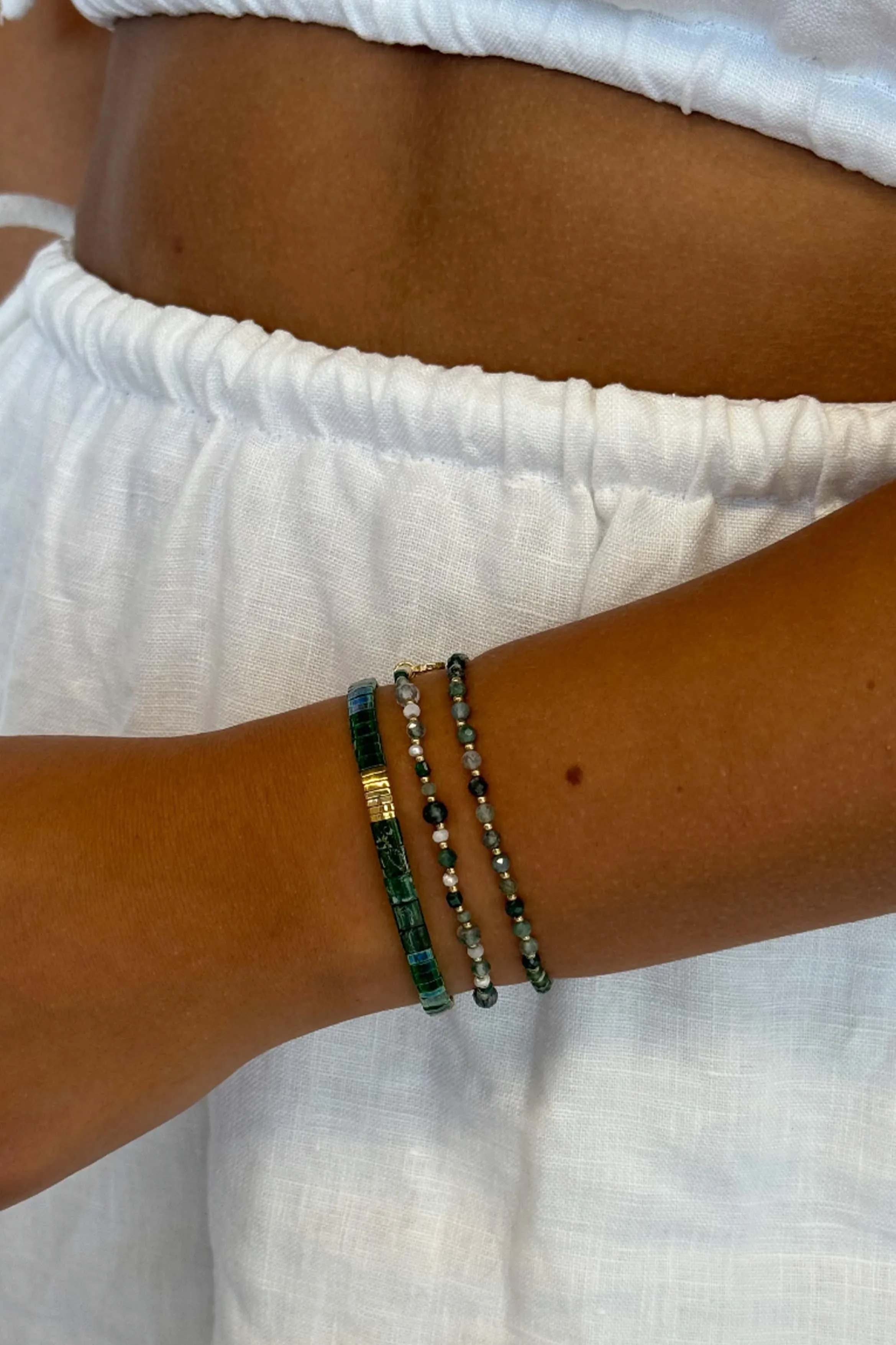 Alenka Bracelet | Emerald