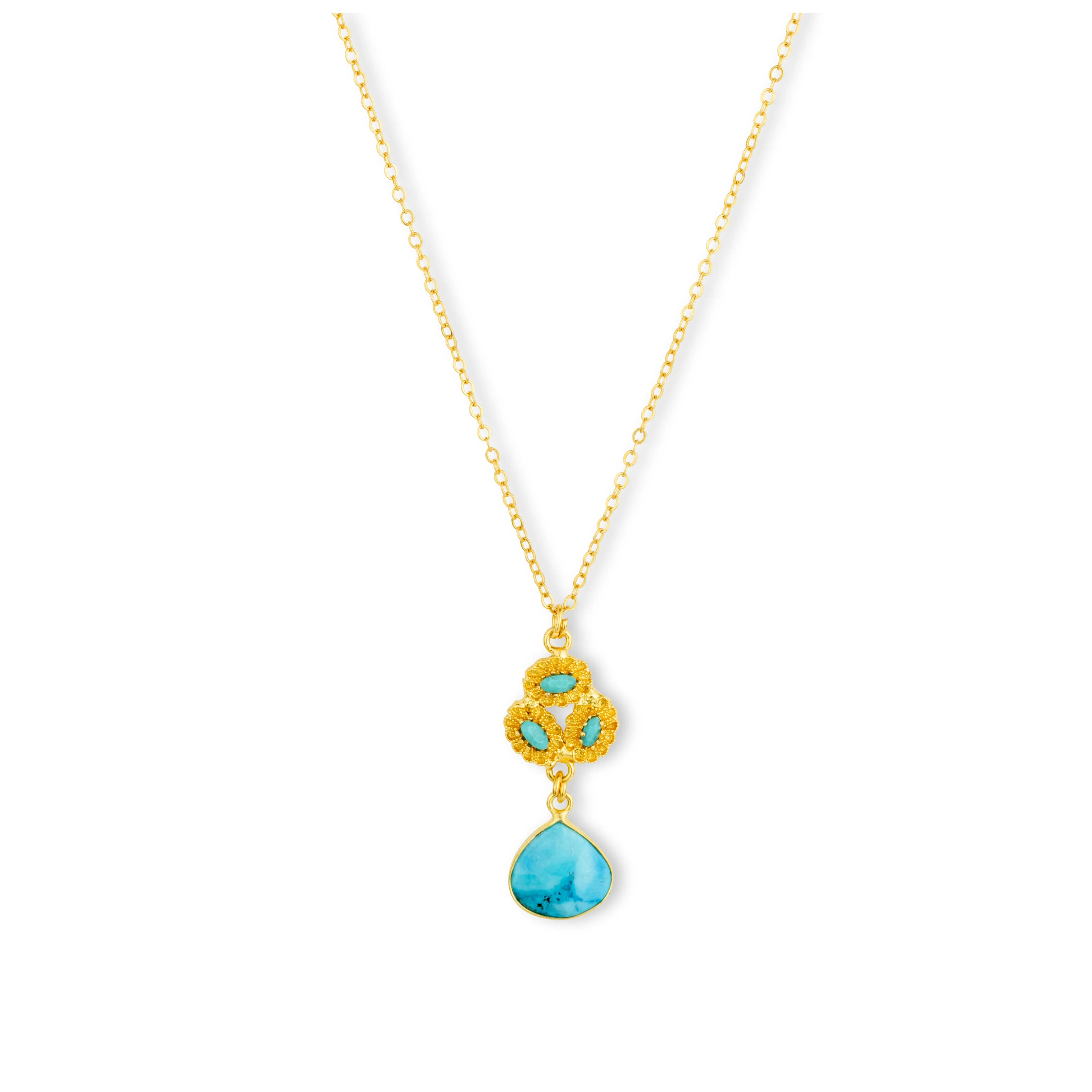 Anika Necklace Turquoise