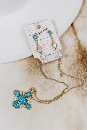 Blazin Roxx Drop Earring Necklace Set