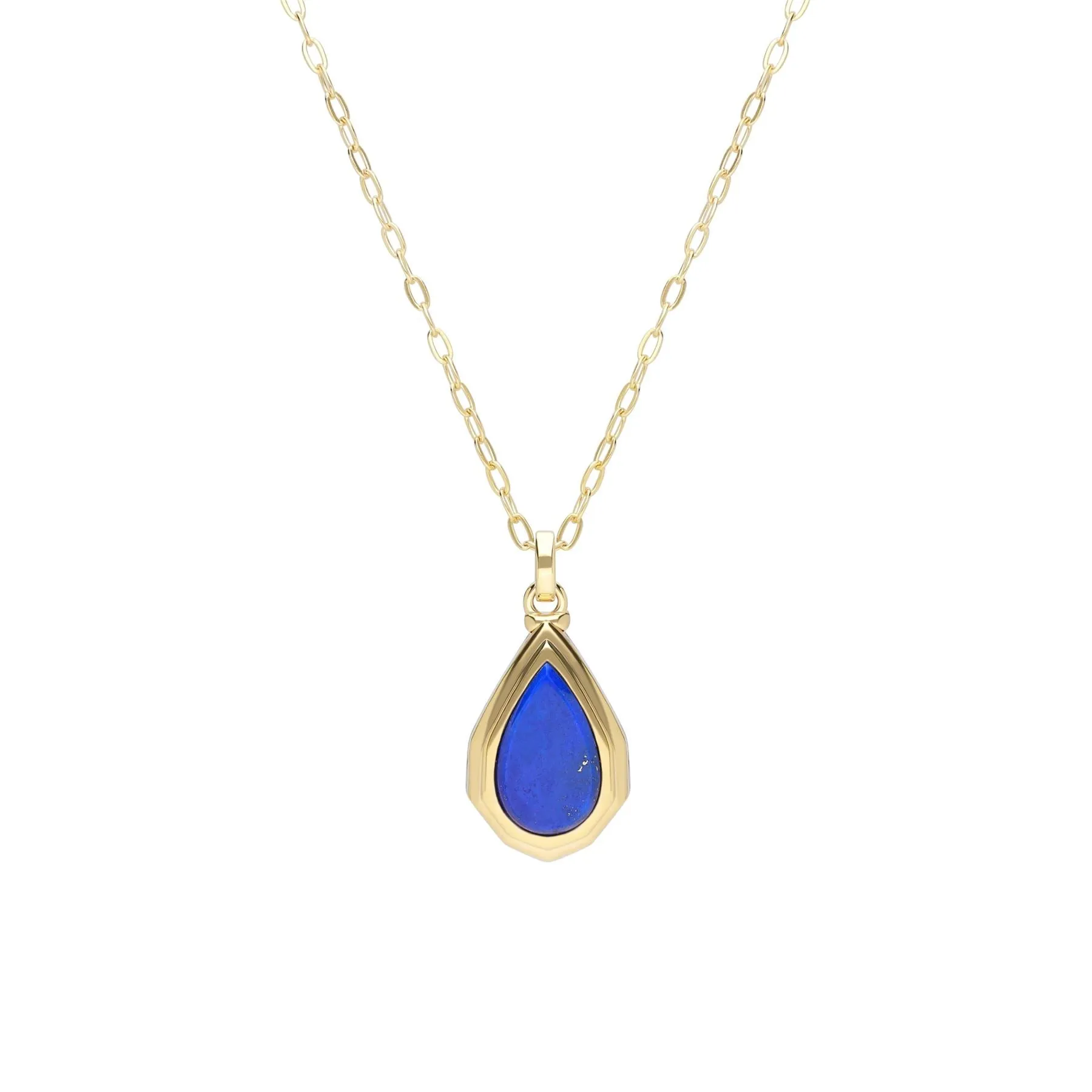 Bona Fide Birnen Schnitt Lapislazuli Medaillon