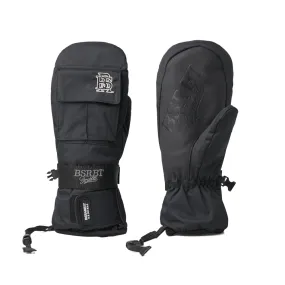 BSR POCKET SNOWBOARD GLOVE LOGO BLACK