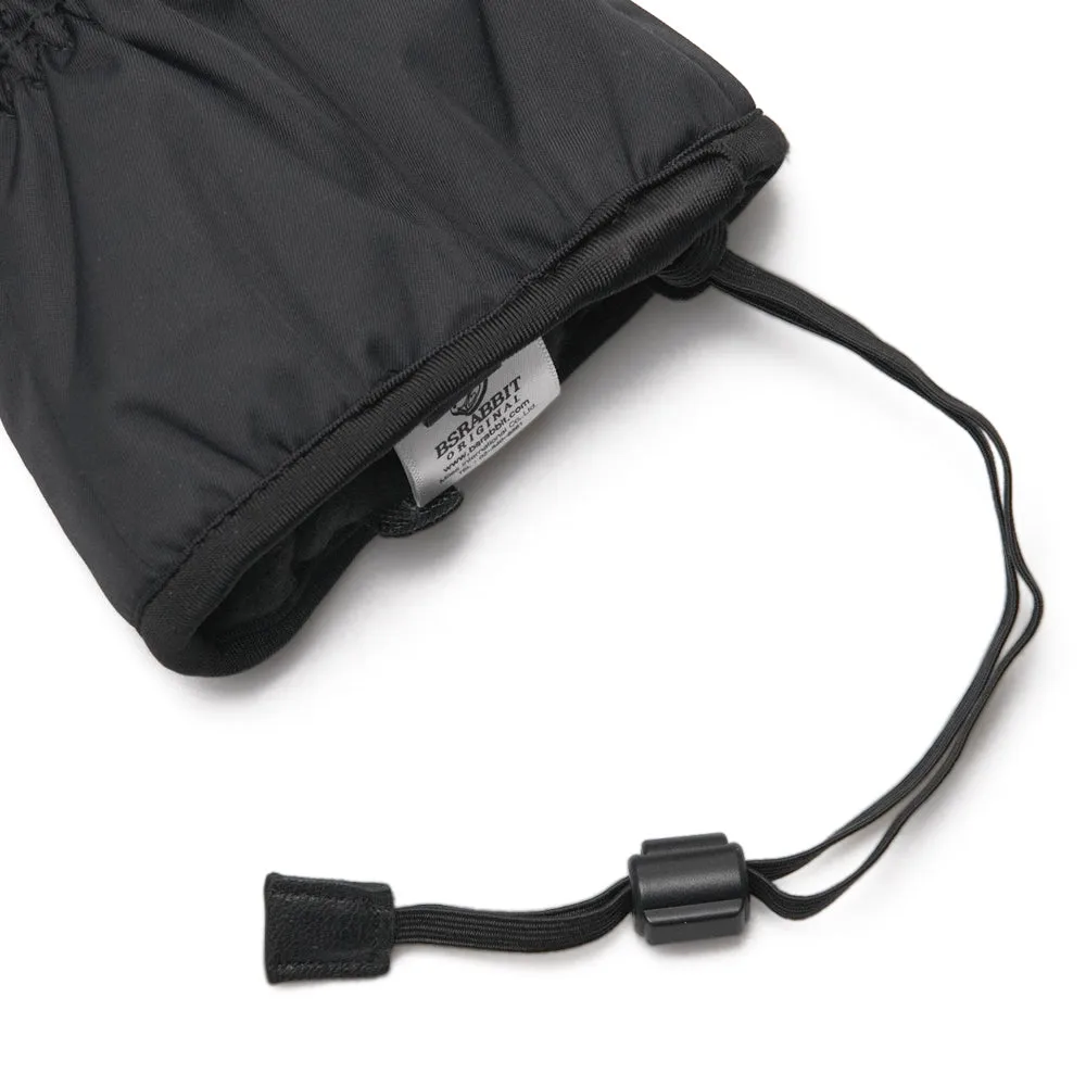 BSR POCKET SNOWBOARD GLOVE LOGO BLACK