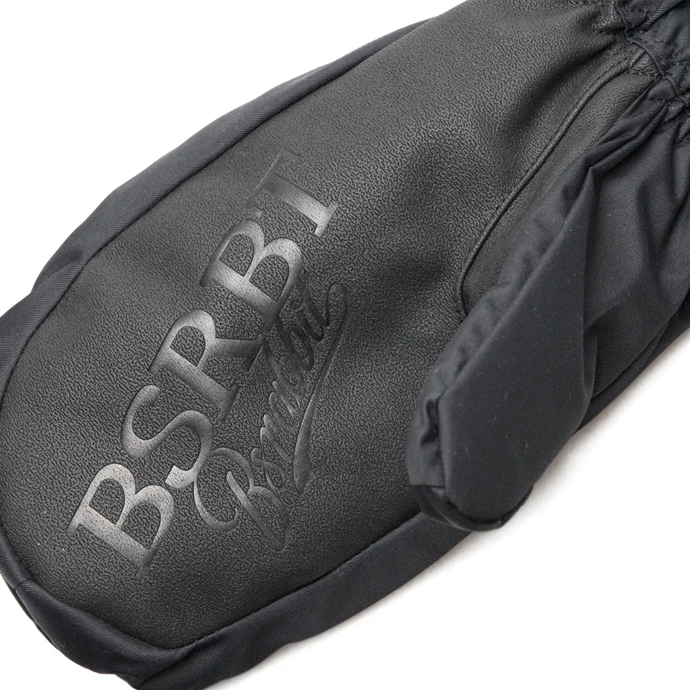 BSR POCKET SNOWBOARD GLOVE LOGO BLACK