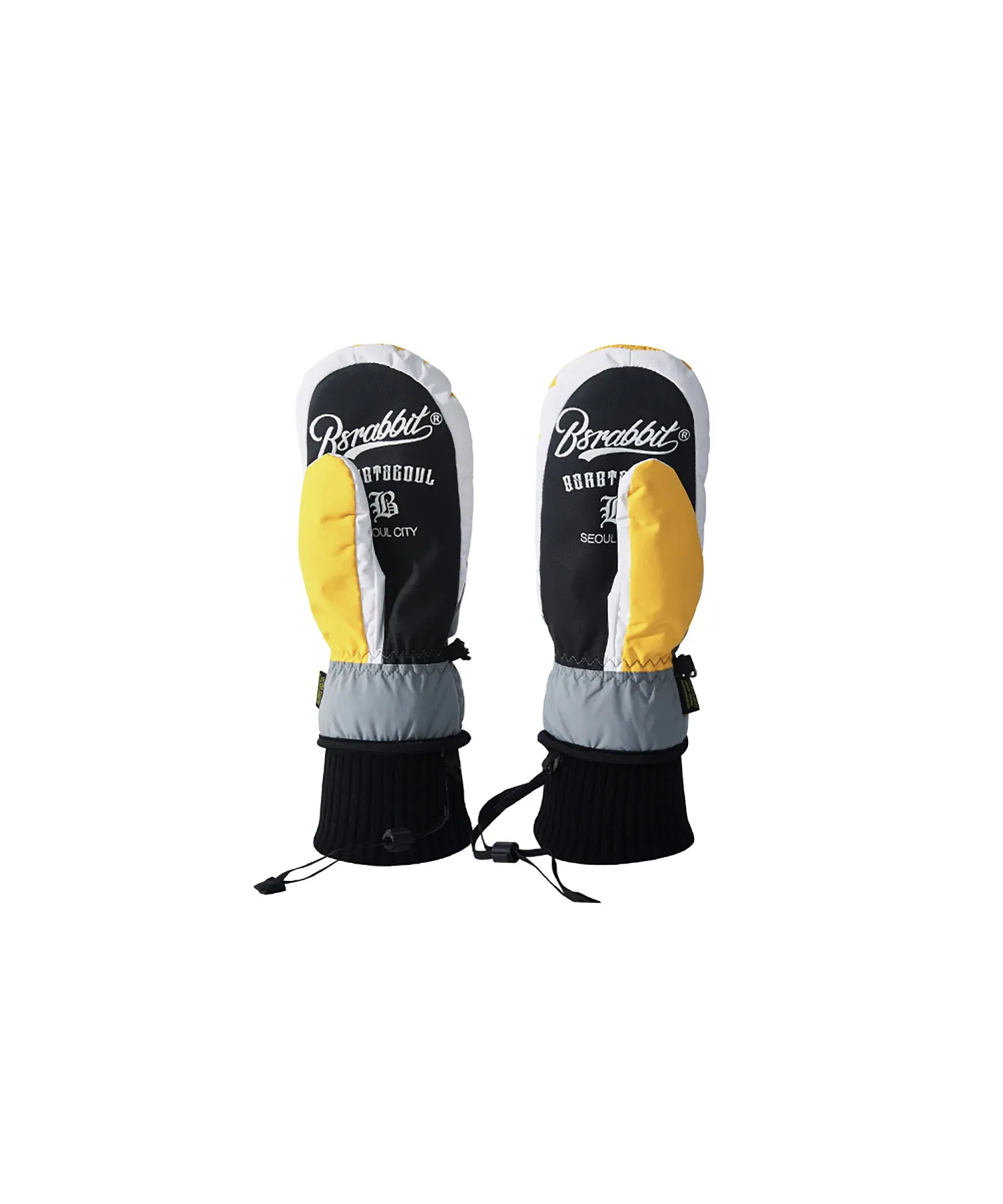 BSR ZIPPER POCKET GLOVE YELLOW / GRAY