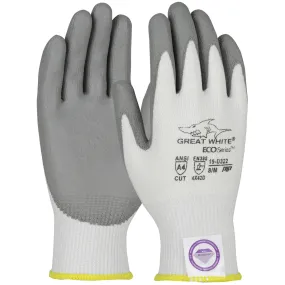 Cut Resistant Gloves - PIP Great White® ECO Series™ Seamless Knit Dyneema® Diamond 2.0 Blended Gloves, GP19D322