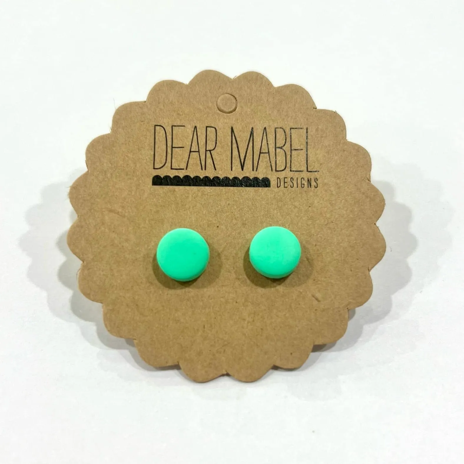 Dear Mabel Handmade - Single Colour Studs