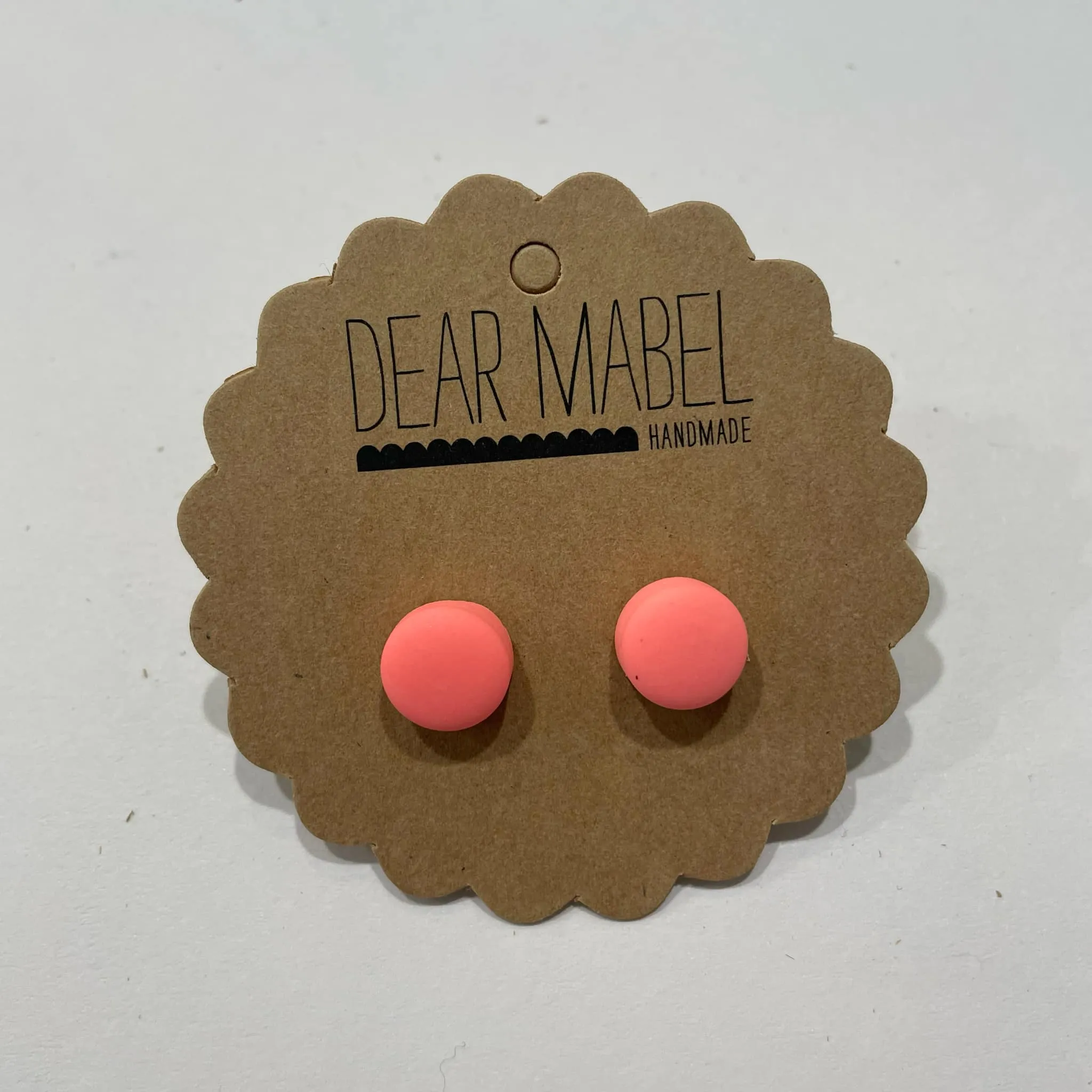 Dear Mabel Handmade - Single Colour Studs
