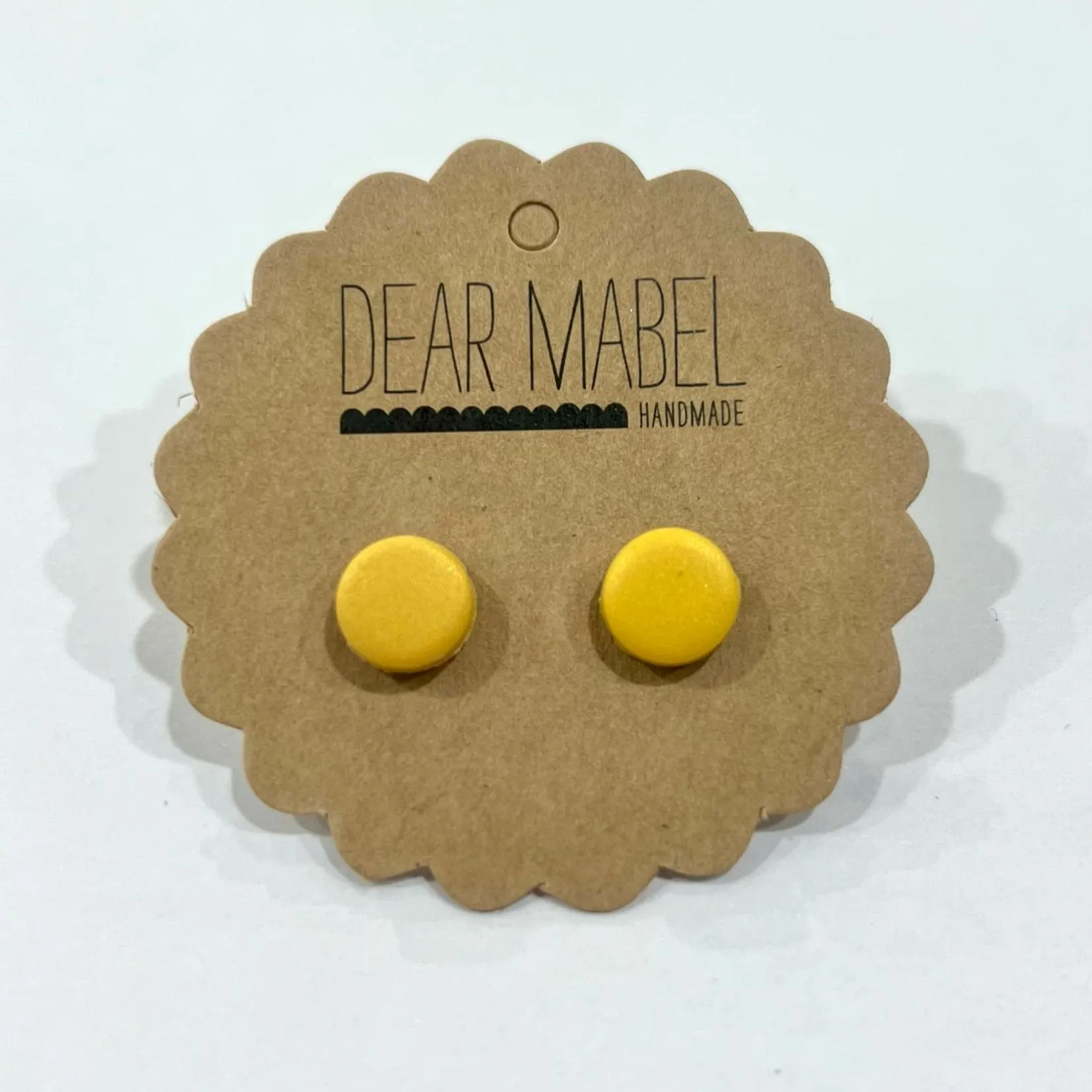 Dear Mabel Handmade - Single Colour Studs