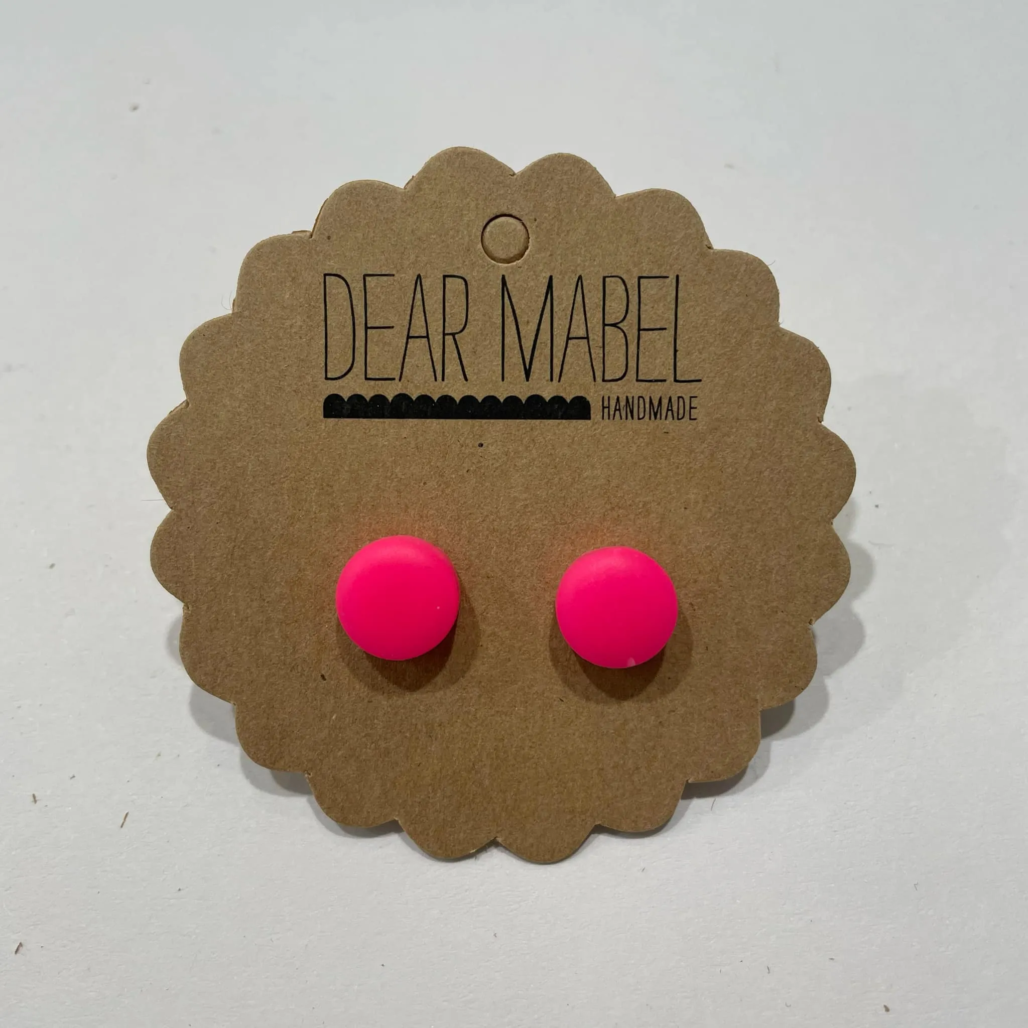 Dear Mabel Handmade - Single Colour Studs