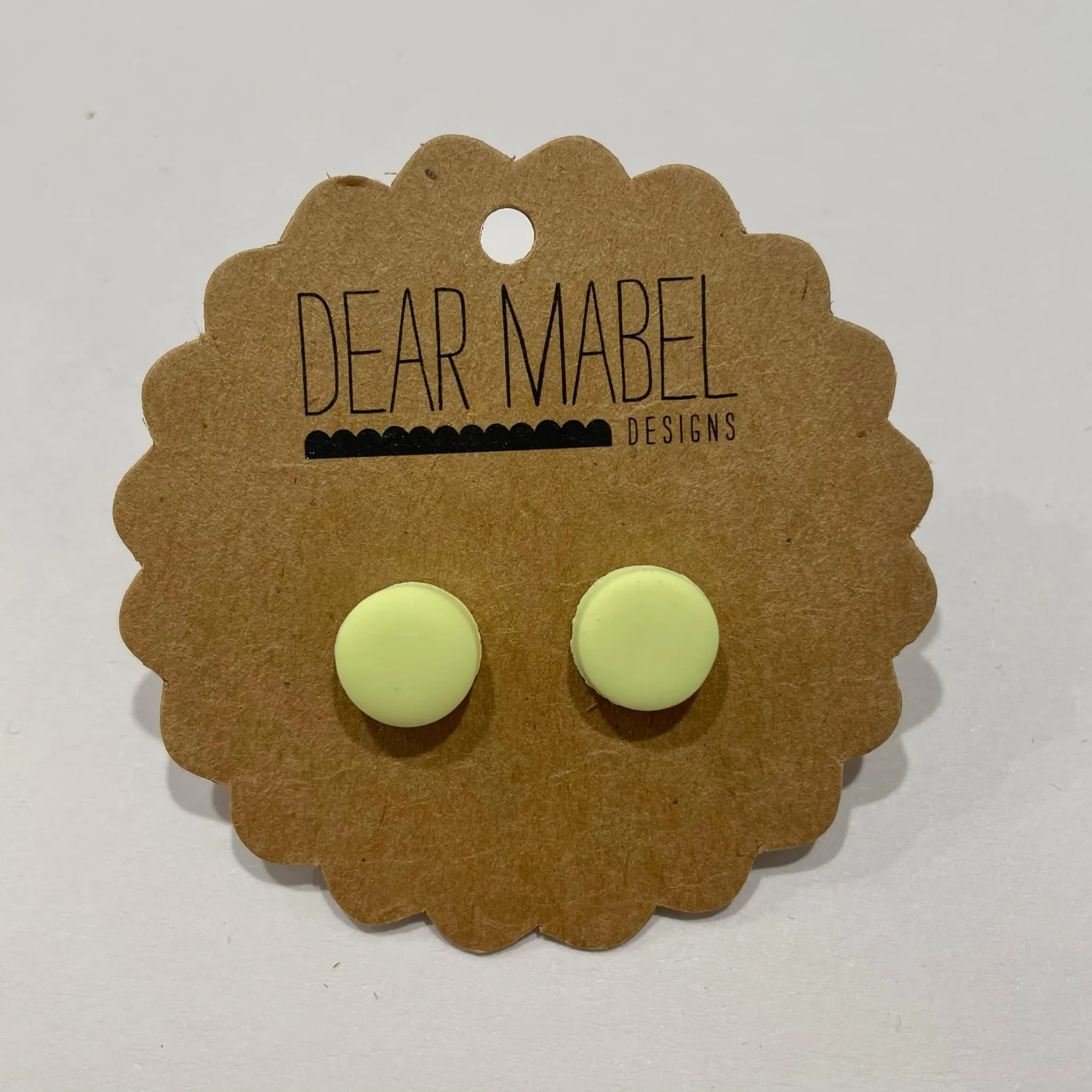 Dear Mabel Handmade - Single Colour Studs