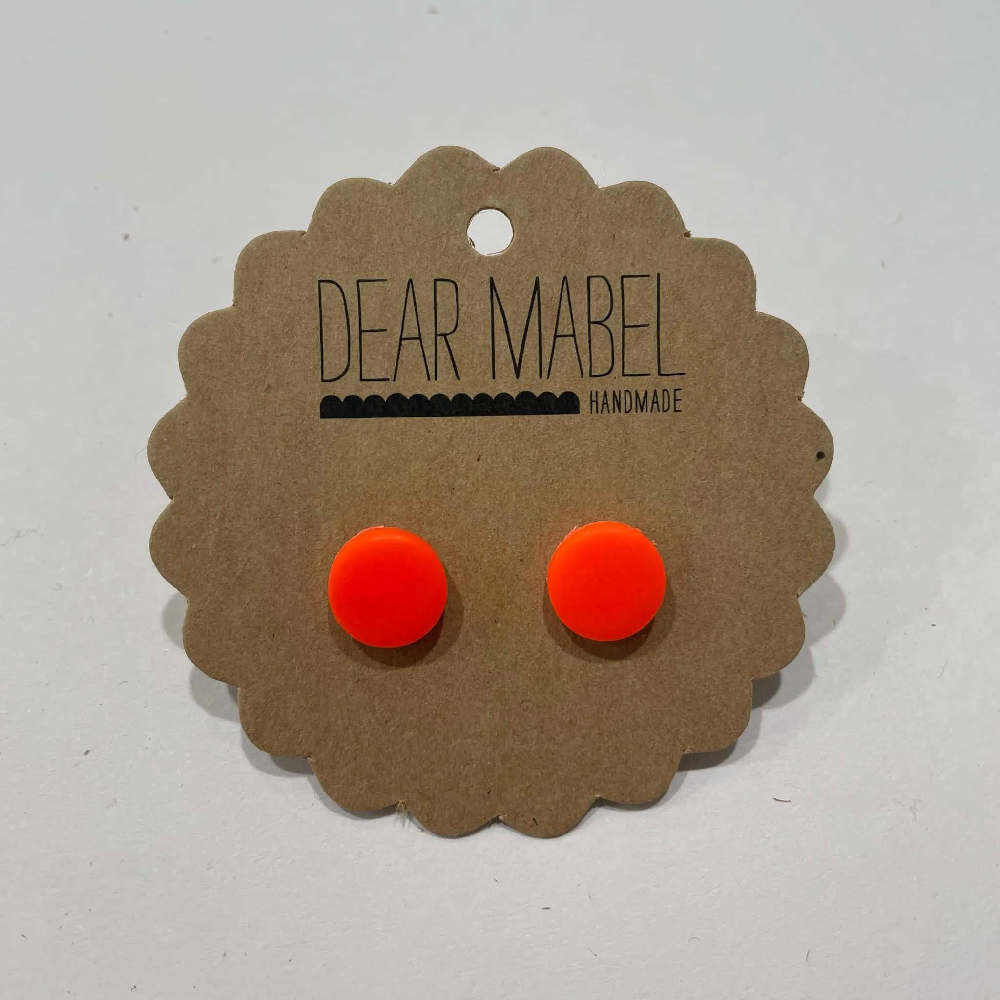 Dear Mabel Handmade - Single Colour Studs