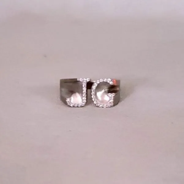 Diamond Johnny Initial Ring (original)