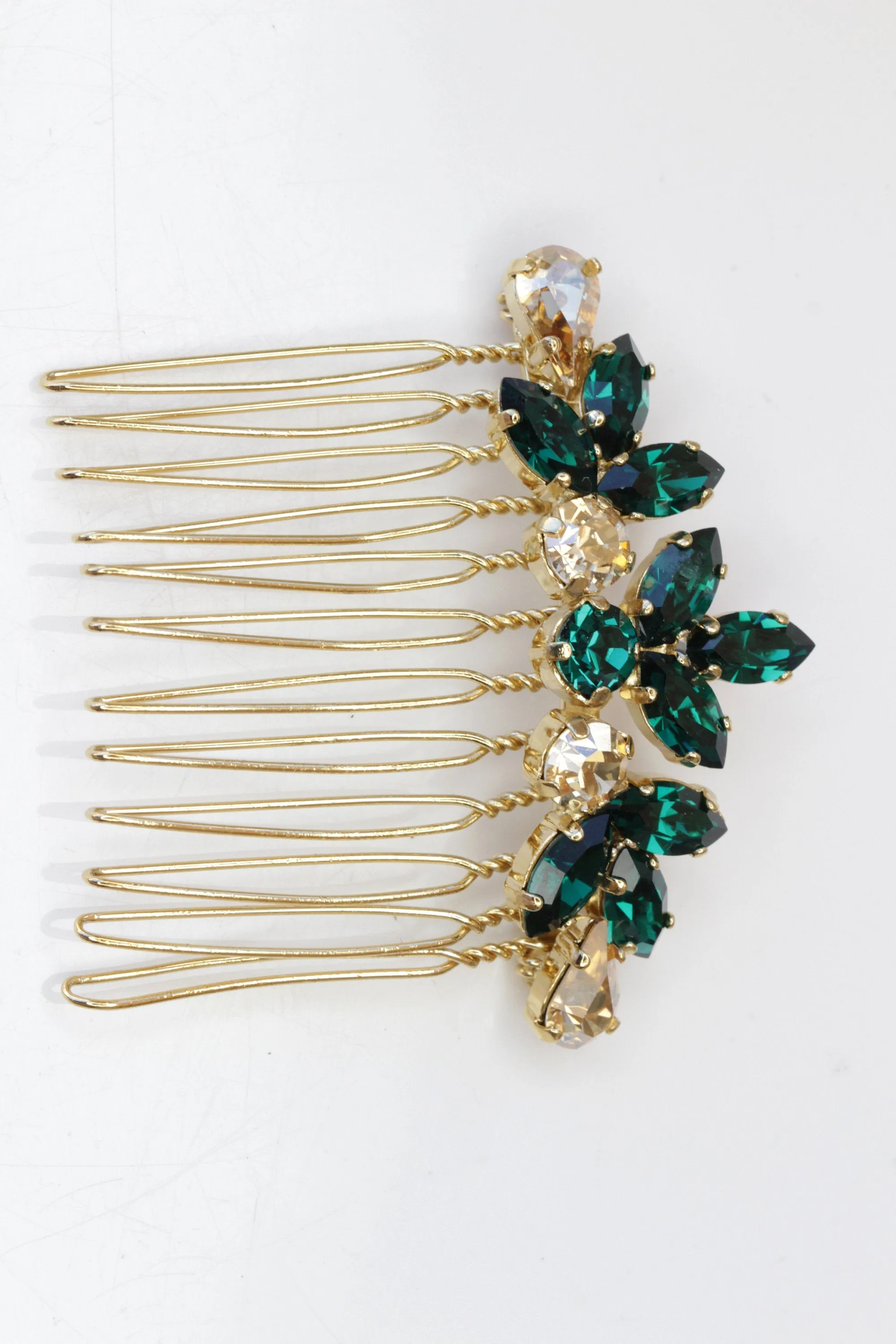 EMERALD CHAMPAGNE HAIR Comb