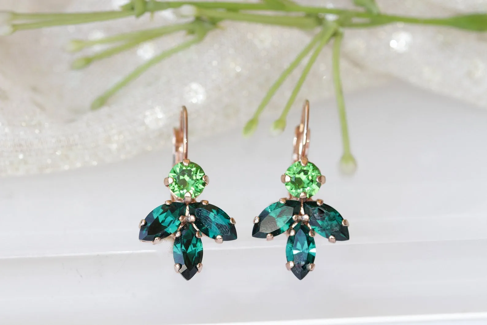 EMERALD CHAMPAGNE HAIR Comb