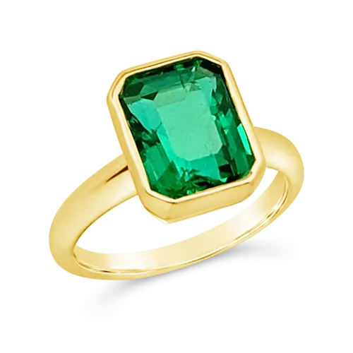 Emerald cut Emerald Ring