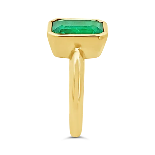 Emerald cut Emerald Ring