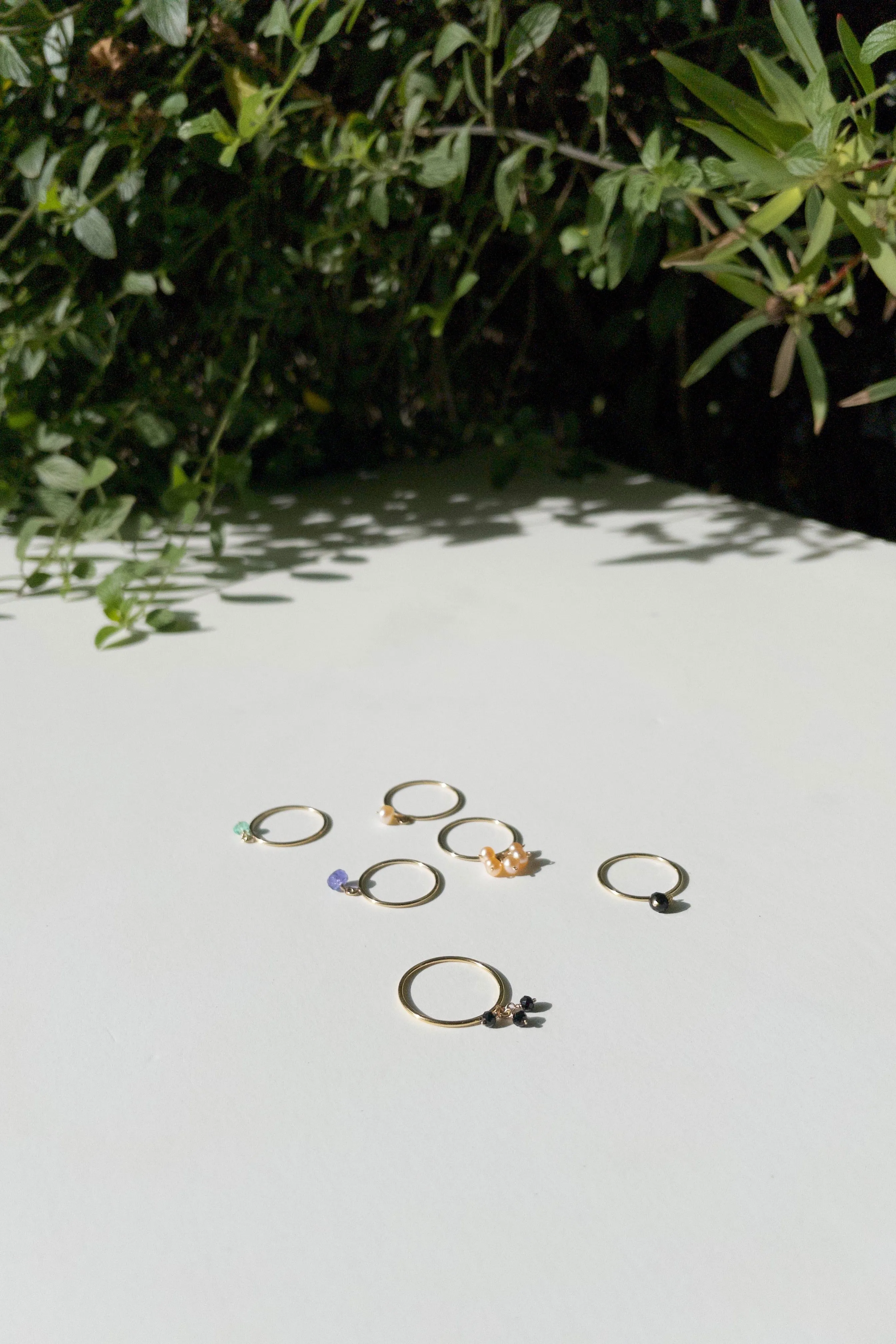 Emerald Stacking Ring