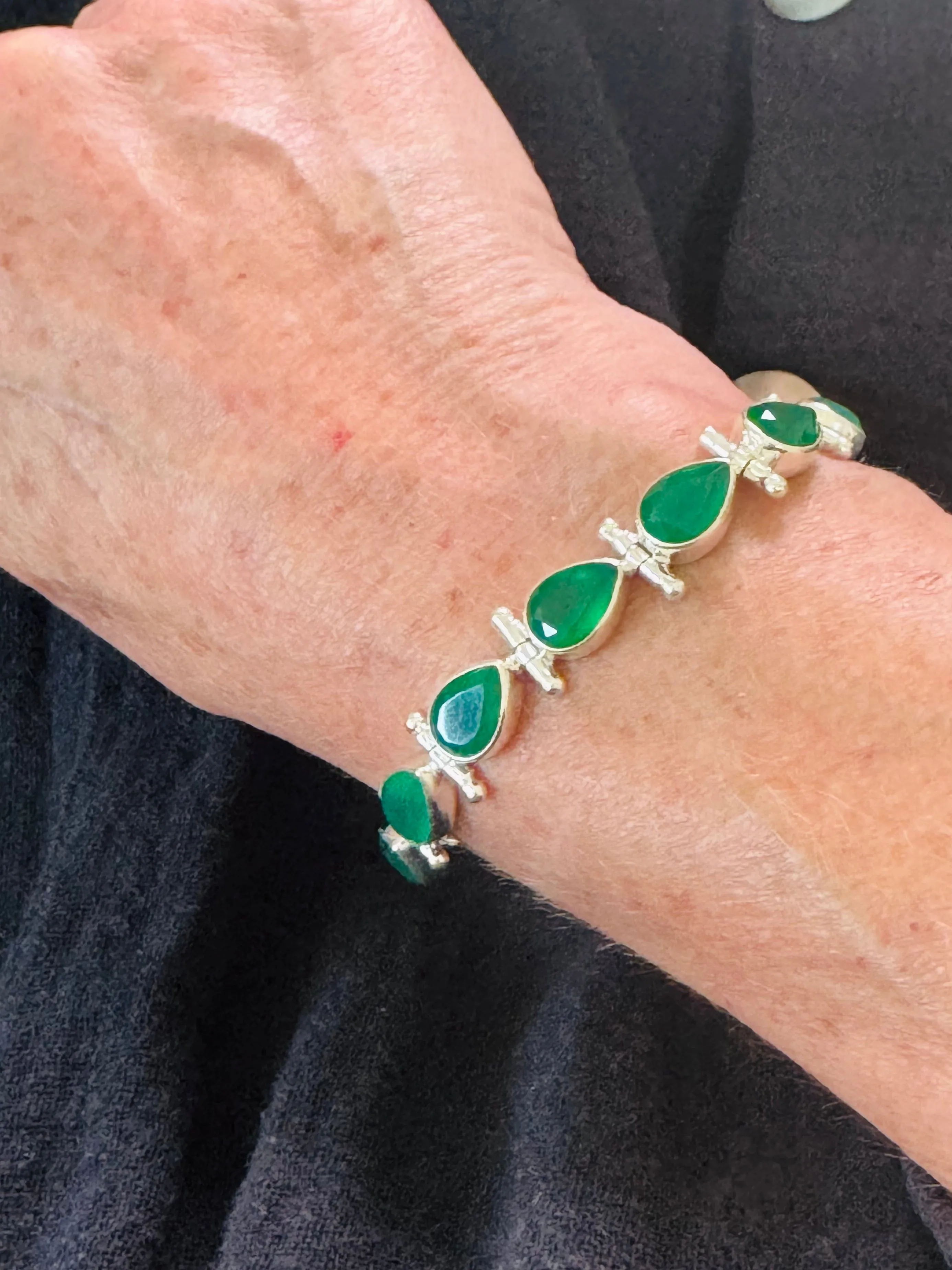 Enigma Emerald Bracelet
