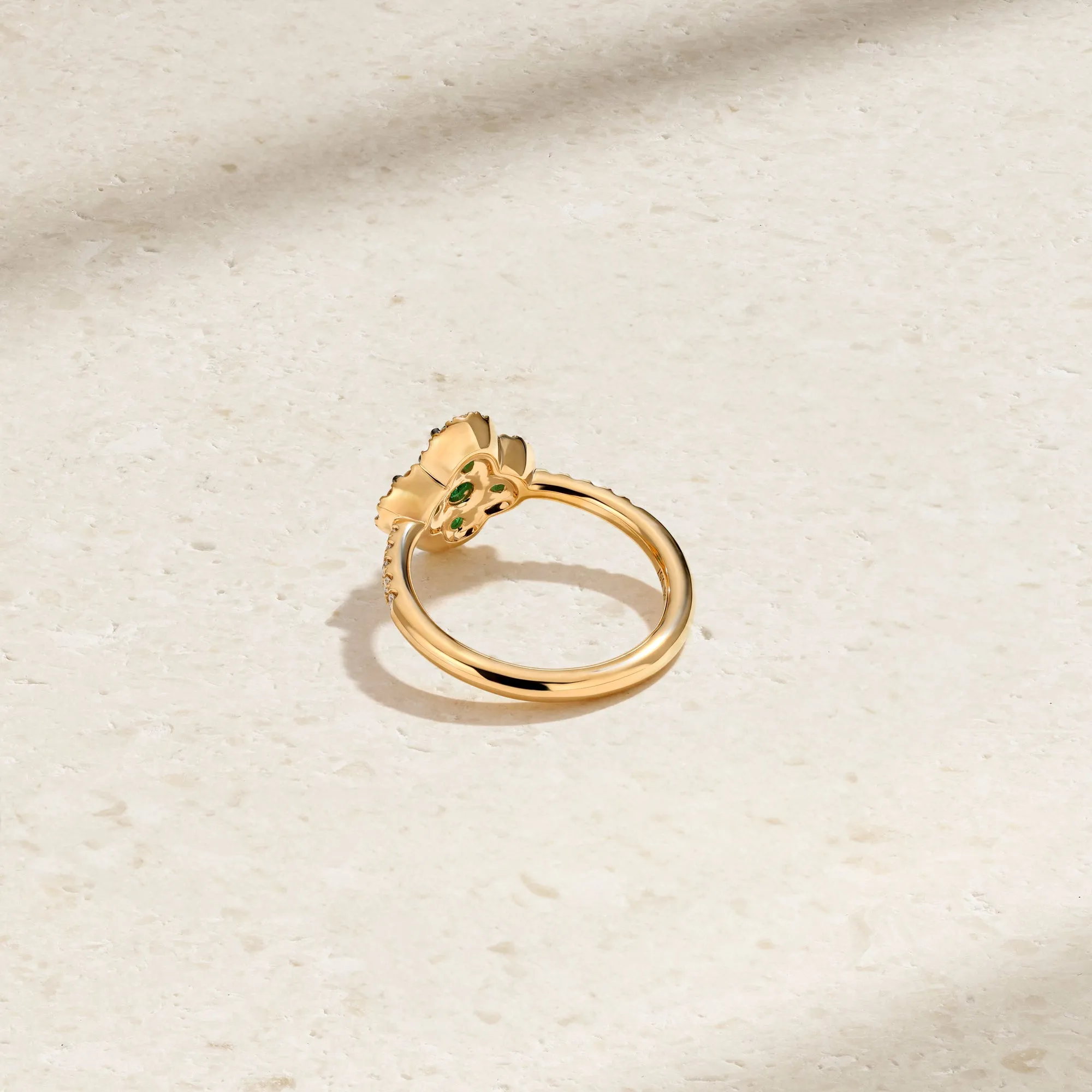 Felicity Emerald and Diamond Ring