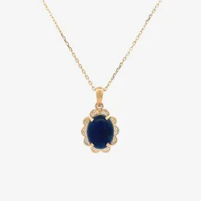 Fira Necklace in Lapis Lazuli