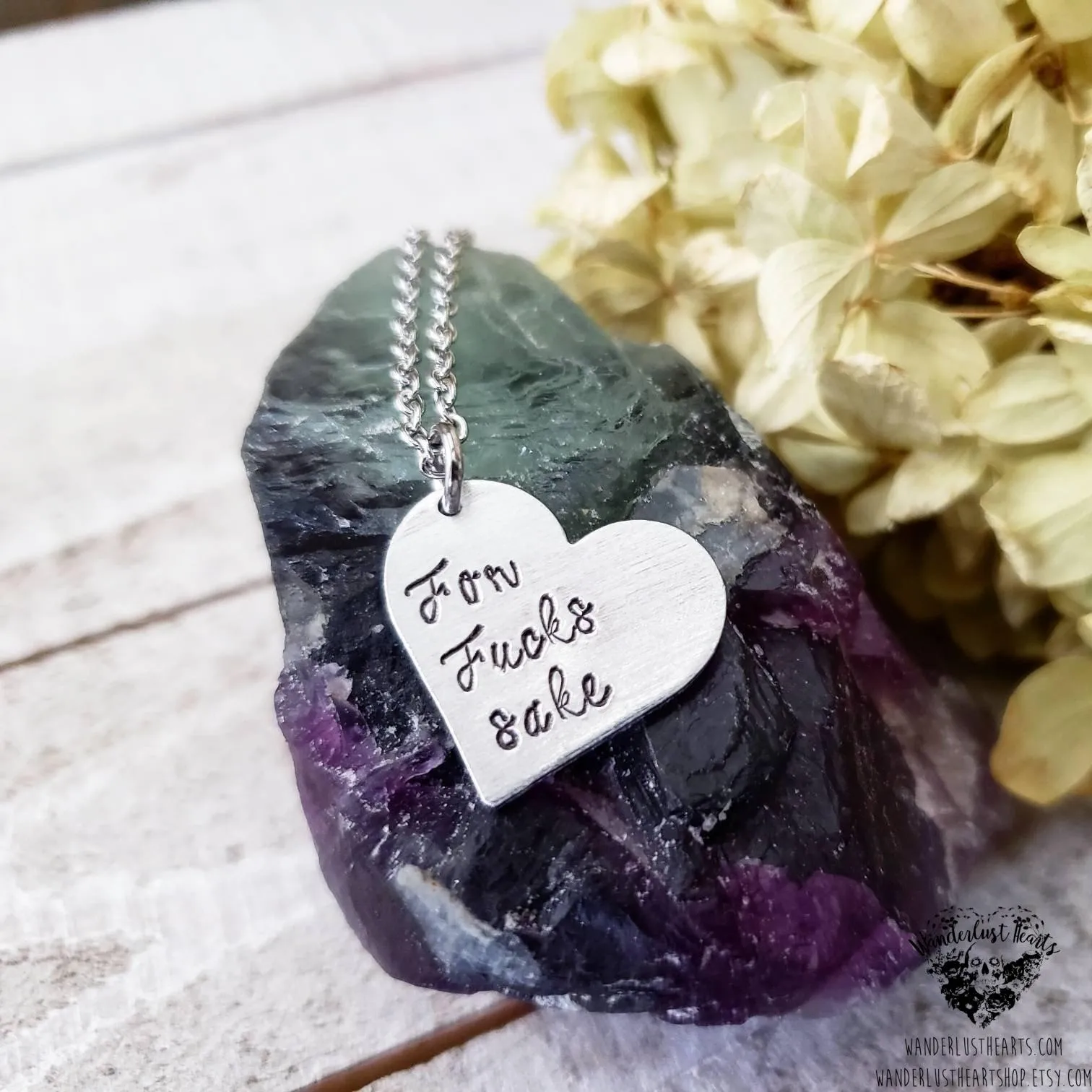 For f*ck sake necklace