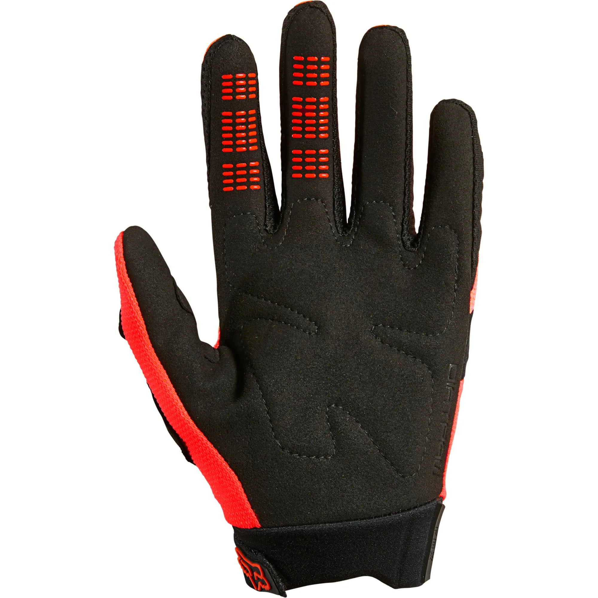 Fox Racing  Youth Dirtpaw Gloves Touch Screen Compatible Off-Road Fluorescent Red