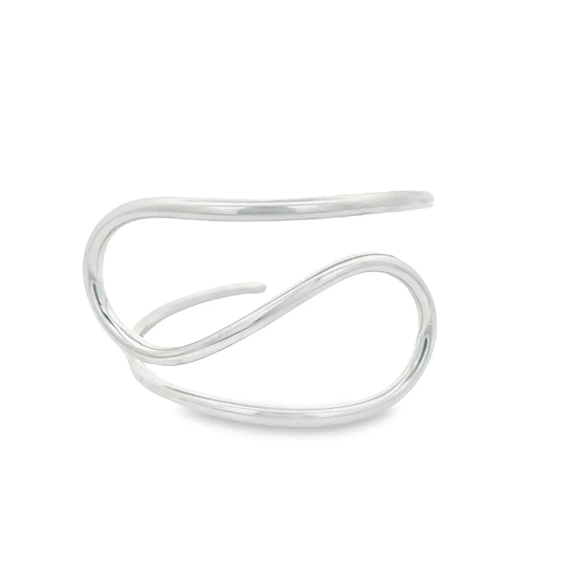 Gold Spiral Bangle