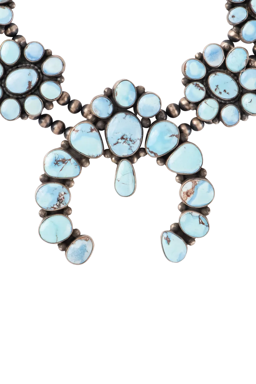 Golden Hills Turquoise Open Circle Necklace