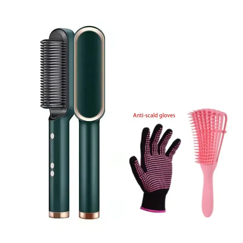 Hair Straightener Styling Comb Set