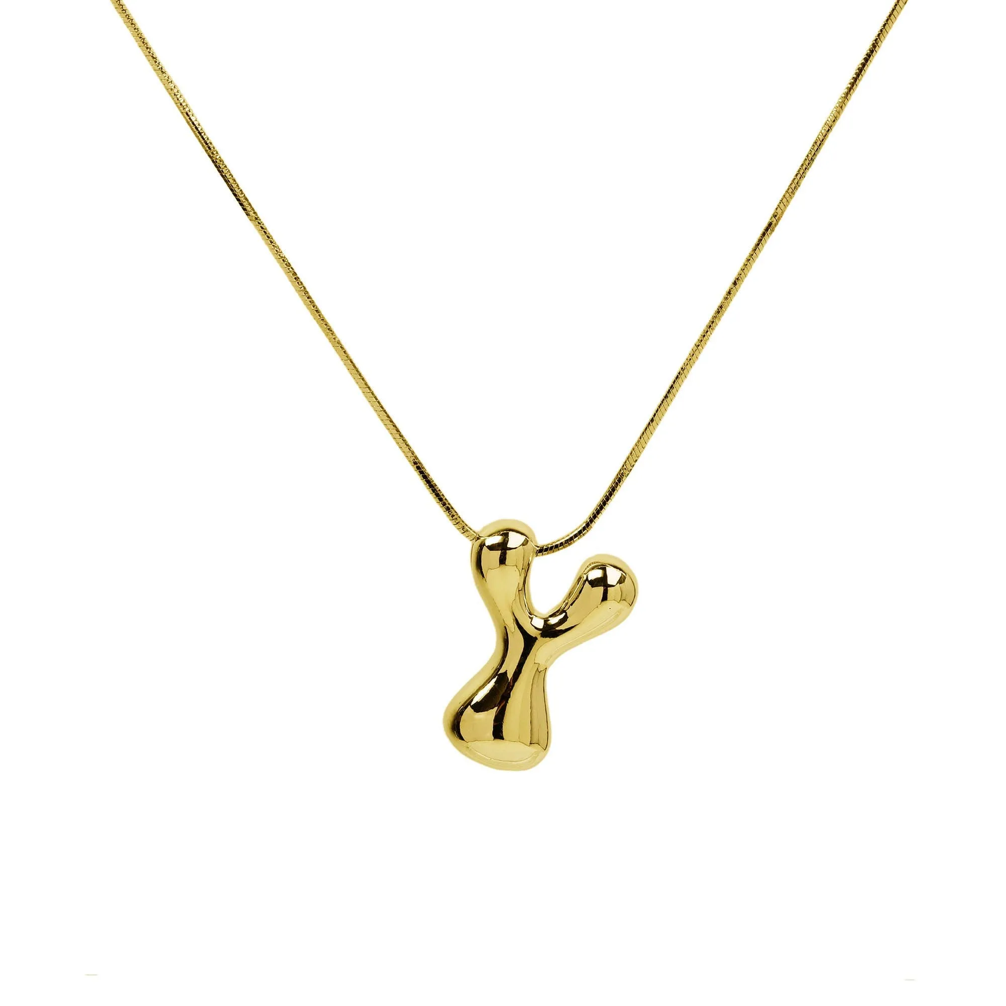 Initial Waterdrop Necklace