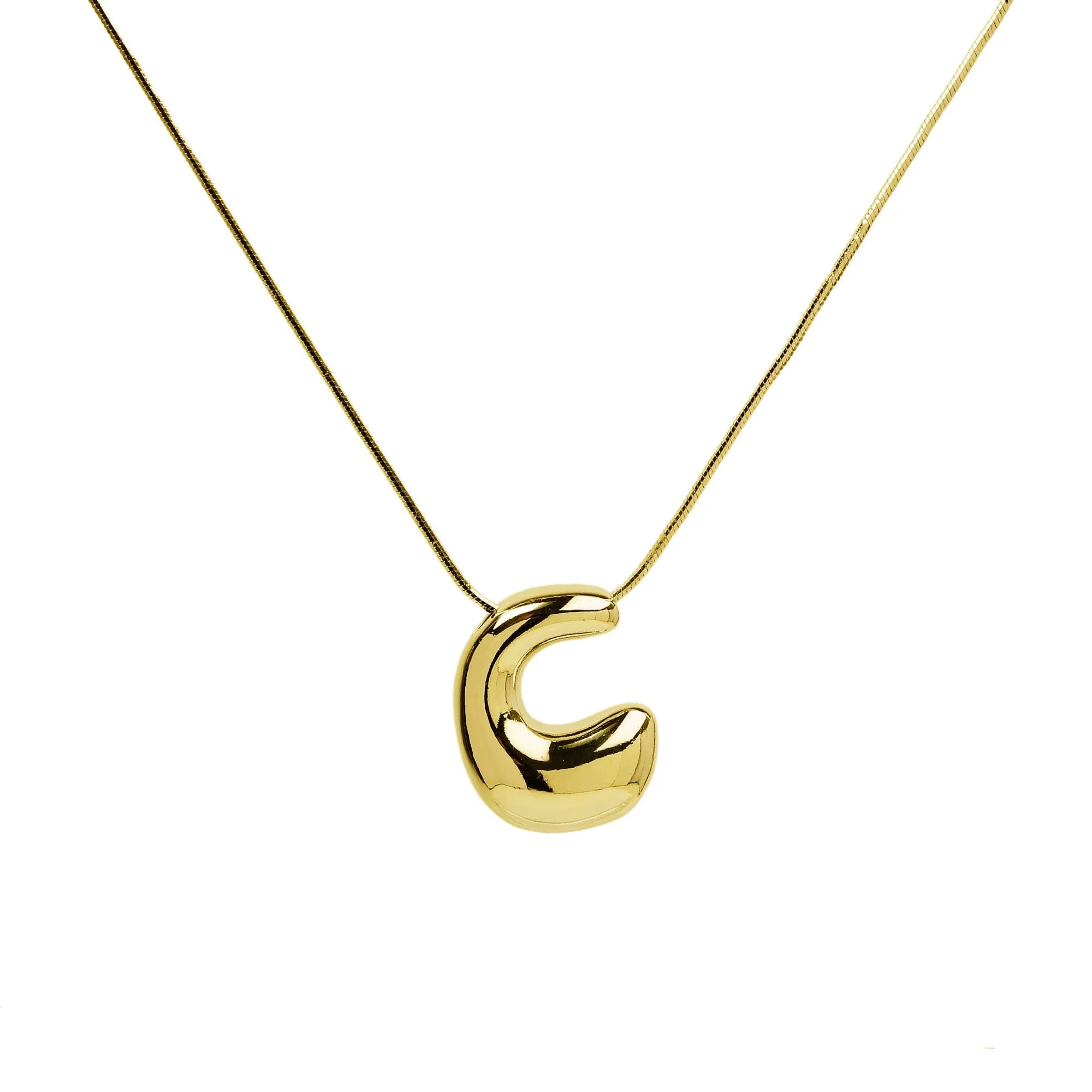 Initial Waterdrop Necklace