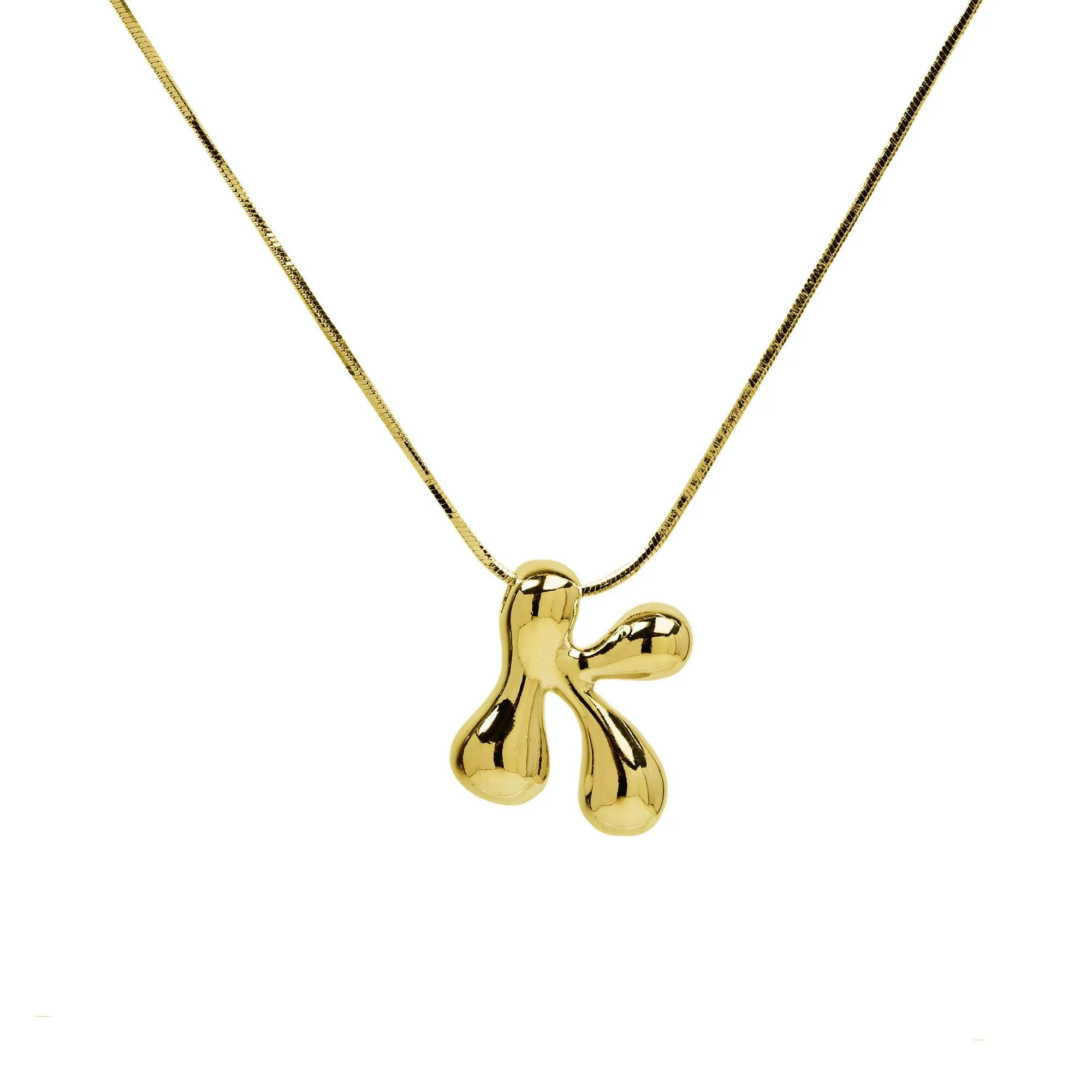 Initial Waterdrop Necklace