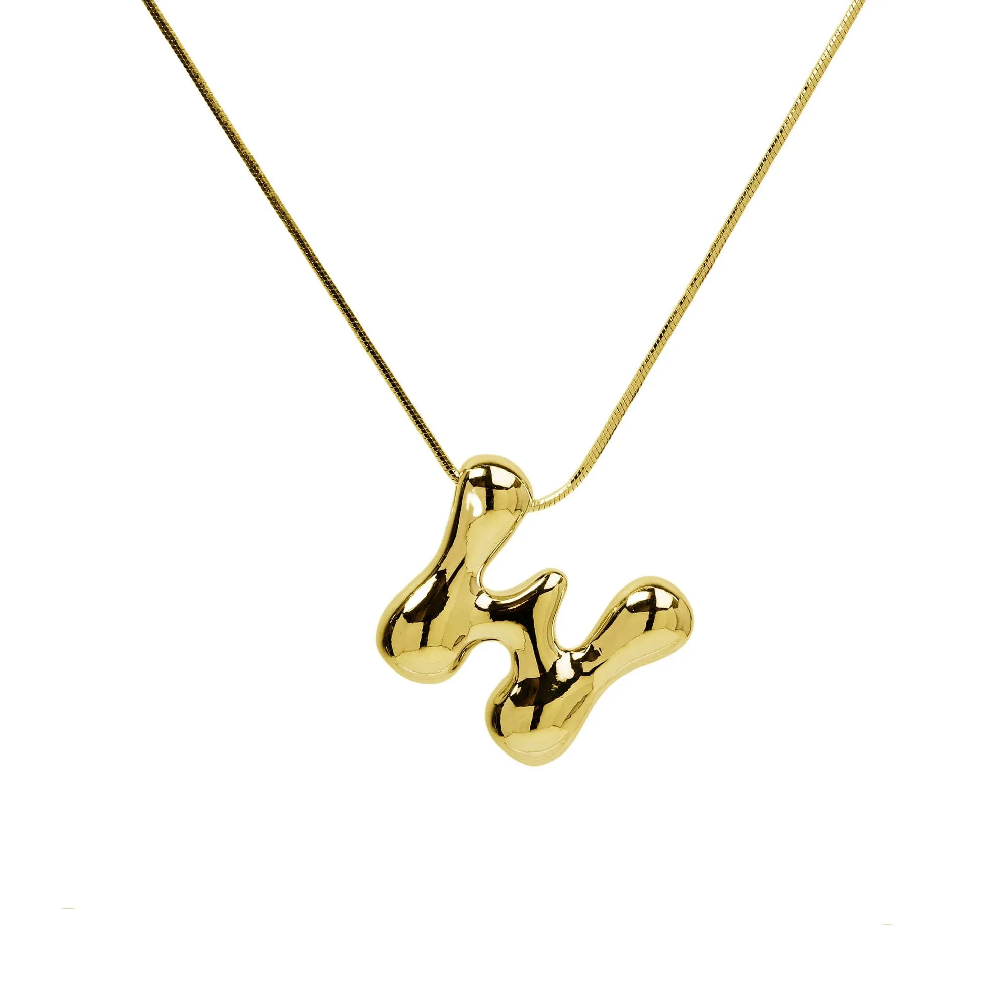 Initial Waterdrop Necklace
