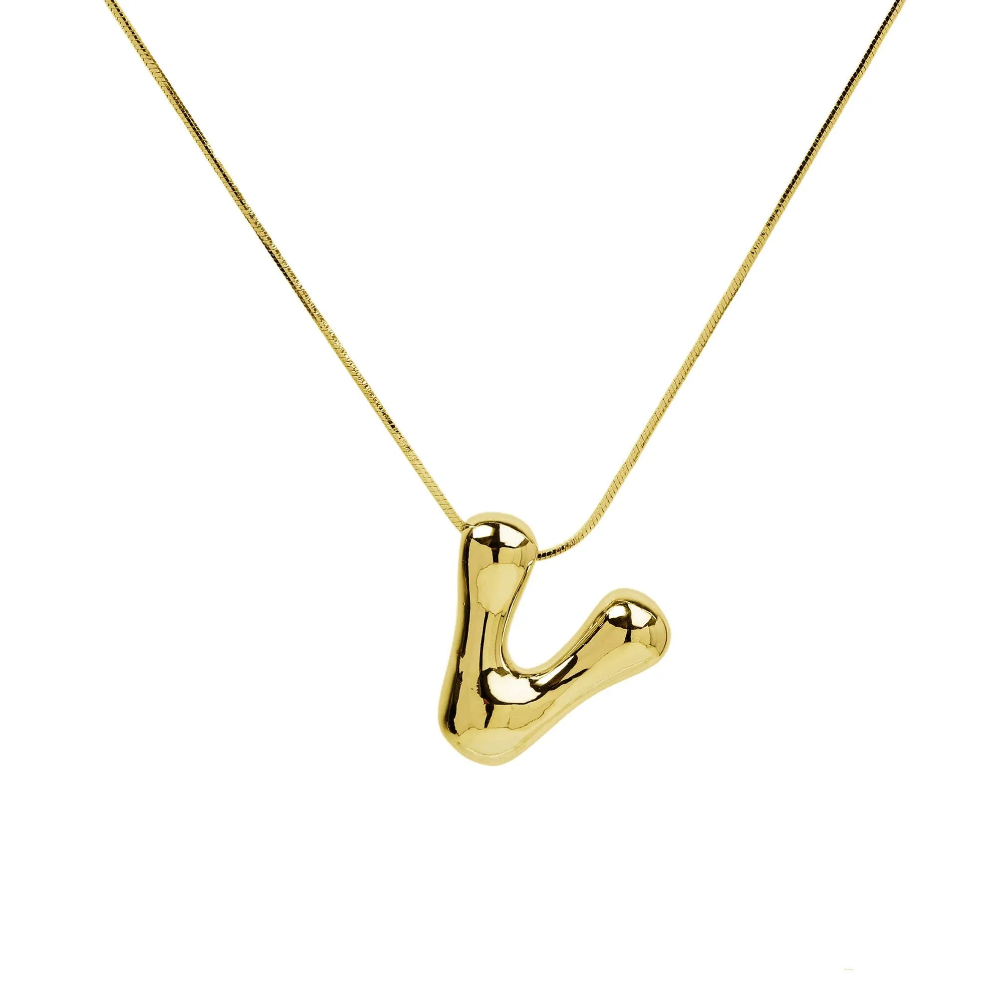Initial Waterdrop Necklace