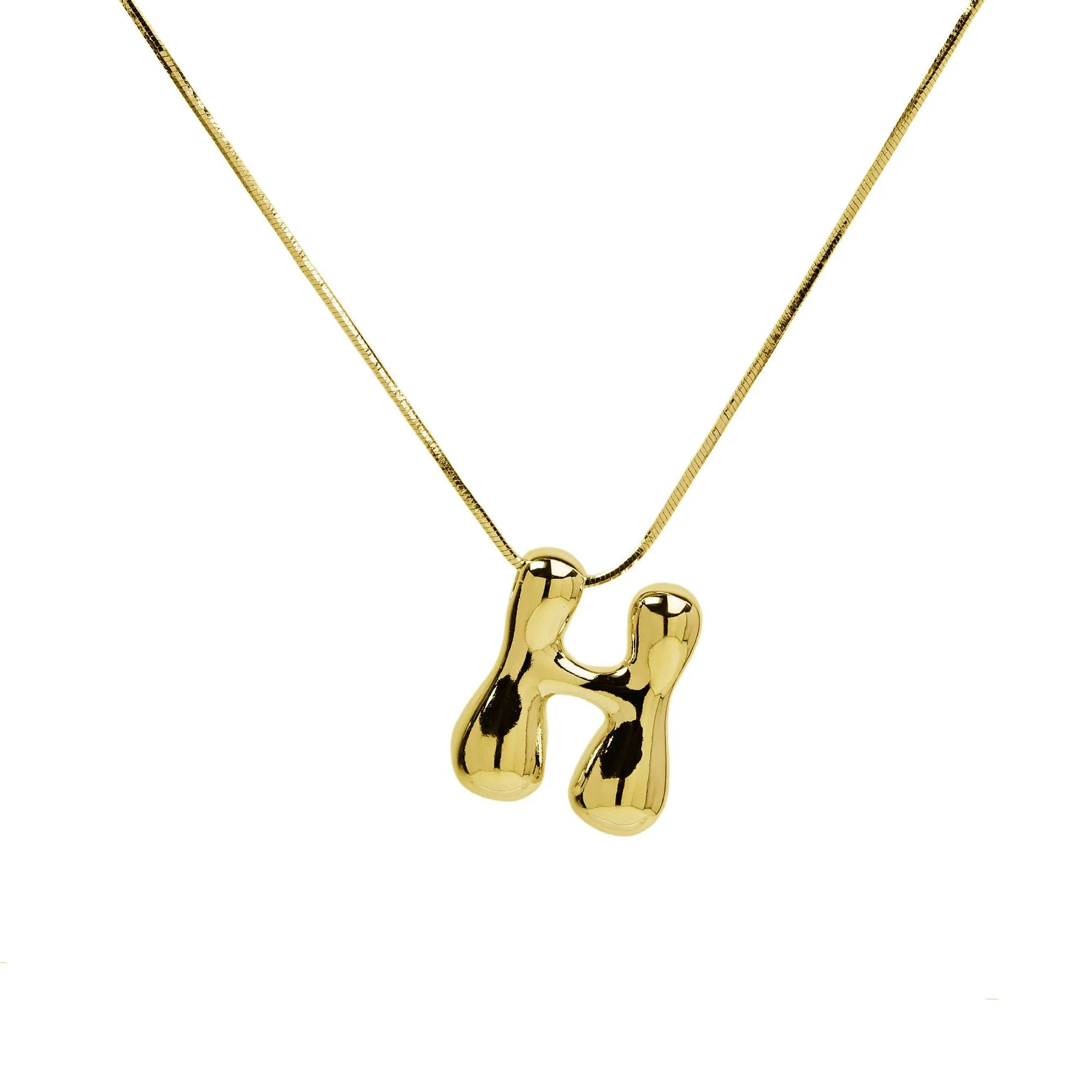 Initial Waterdrop Necklace