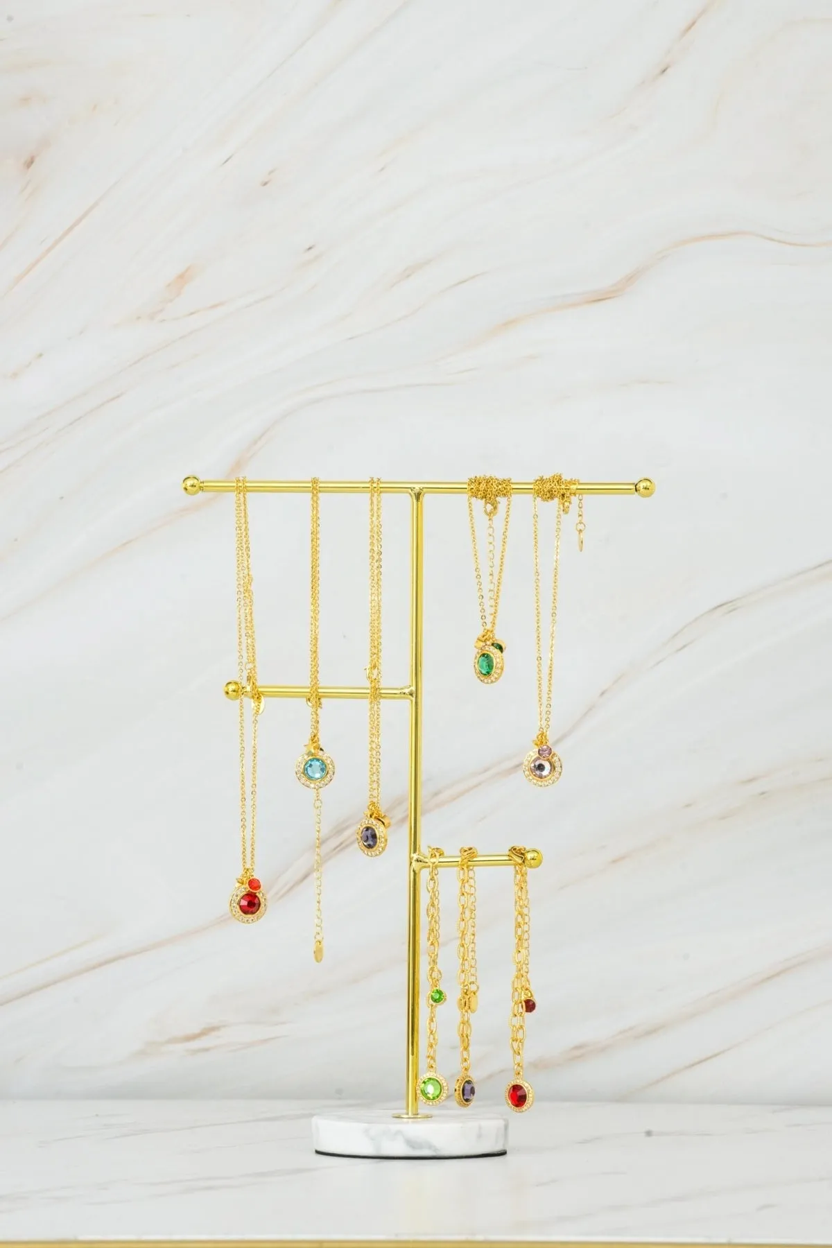 July Birthstone Charm Bracelet