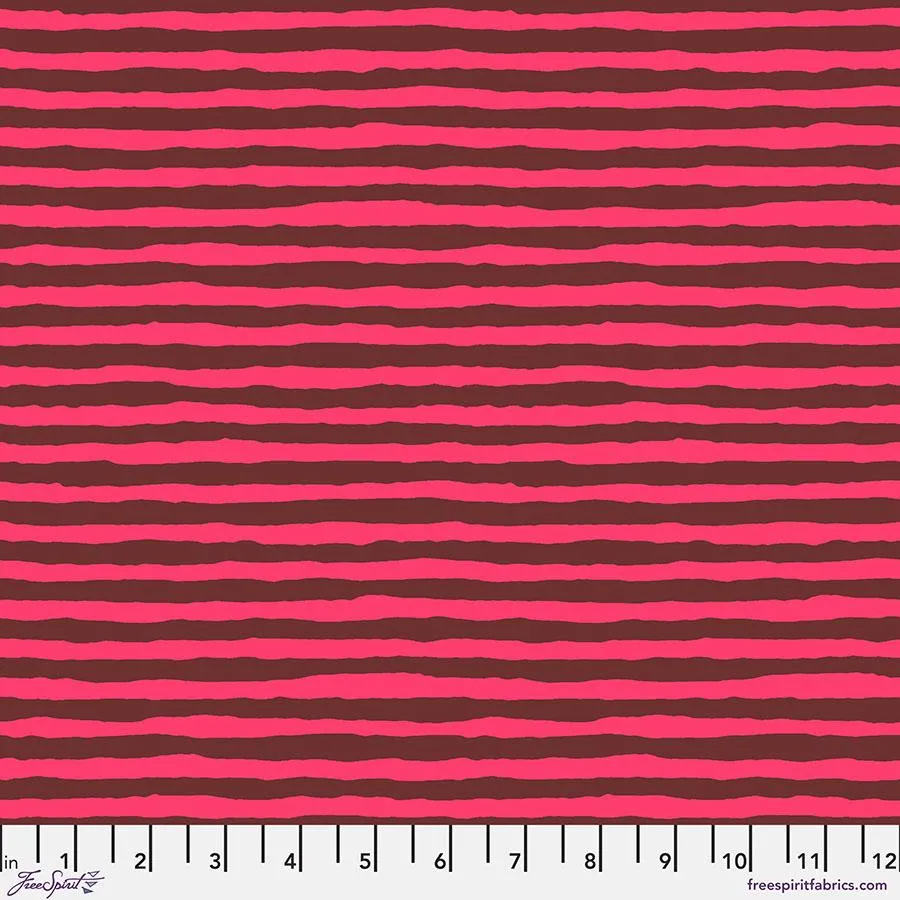 Kaffe-August 2022-Comb Stripe - Pink