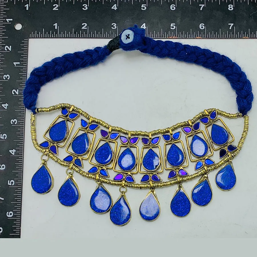Lapis Stone Tribal Handmade Necklace