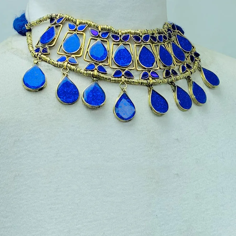 Lapis Stone Tribal Handmade Necklace