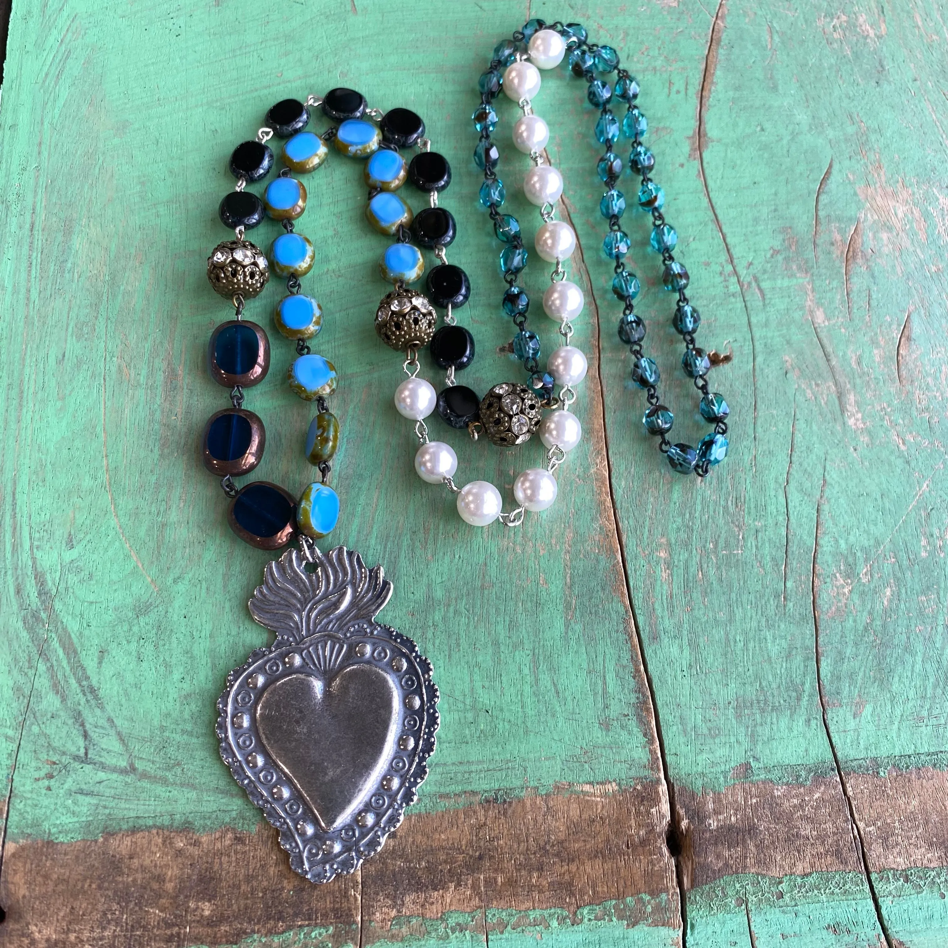 LHJ Turquoise Signature Necklace and Earrings
