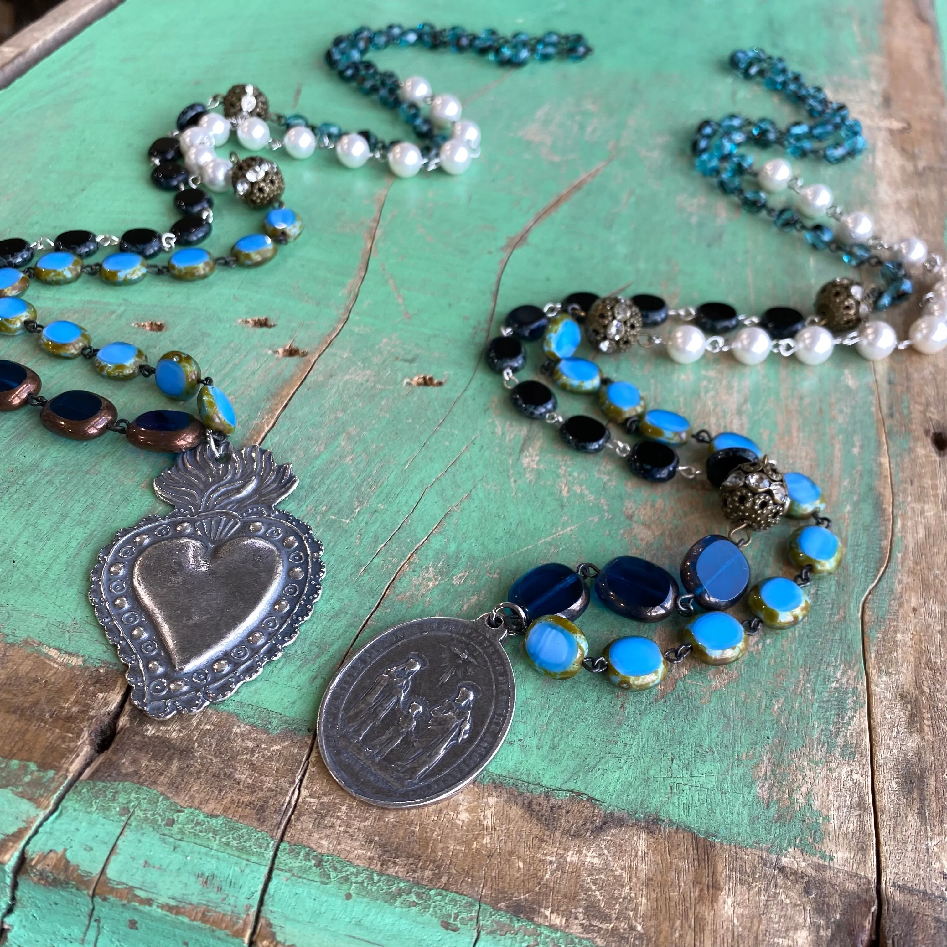 LHJ Turquoise Signature Necklace and Earrings