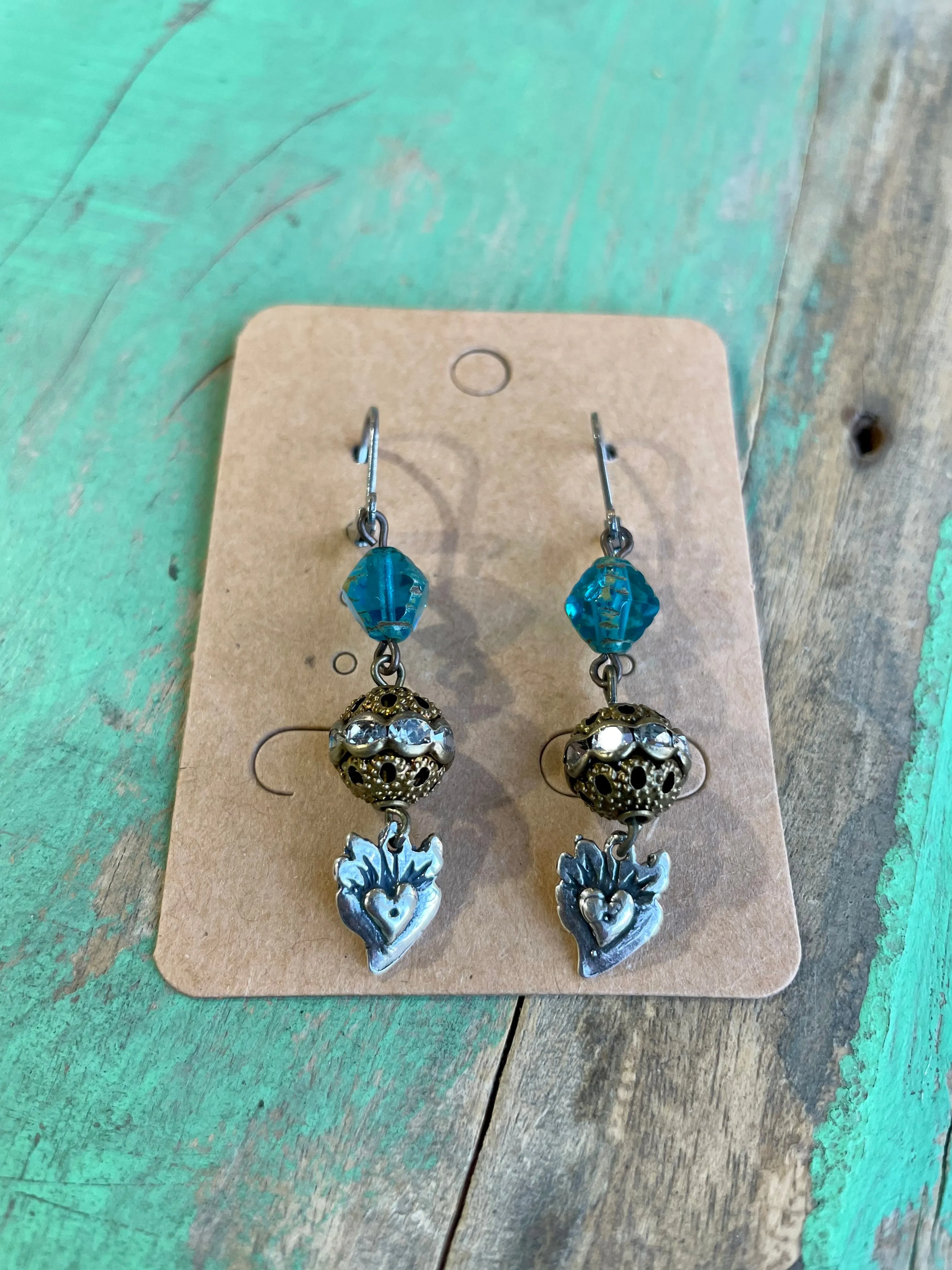 LHJ Turquoise Signature Necklace and Earrings