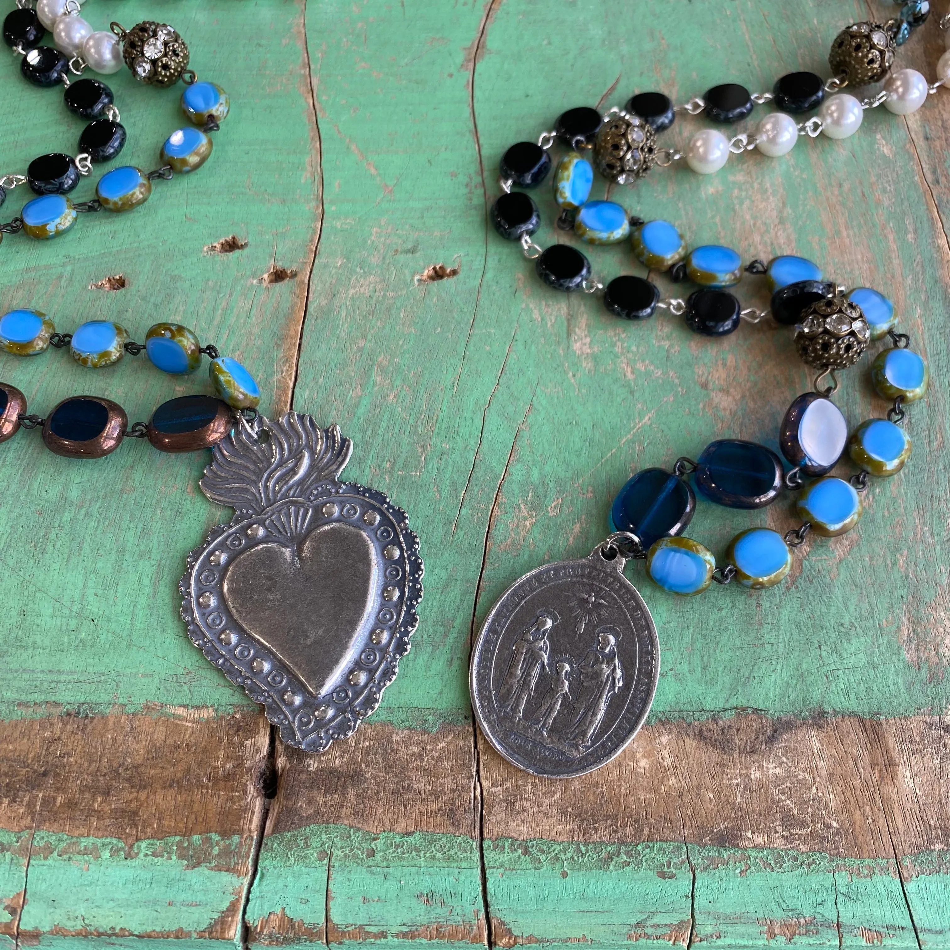 LHJ Turquoise Signature Necklace and Earrings