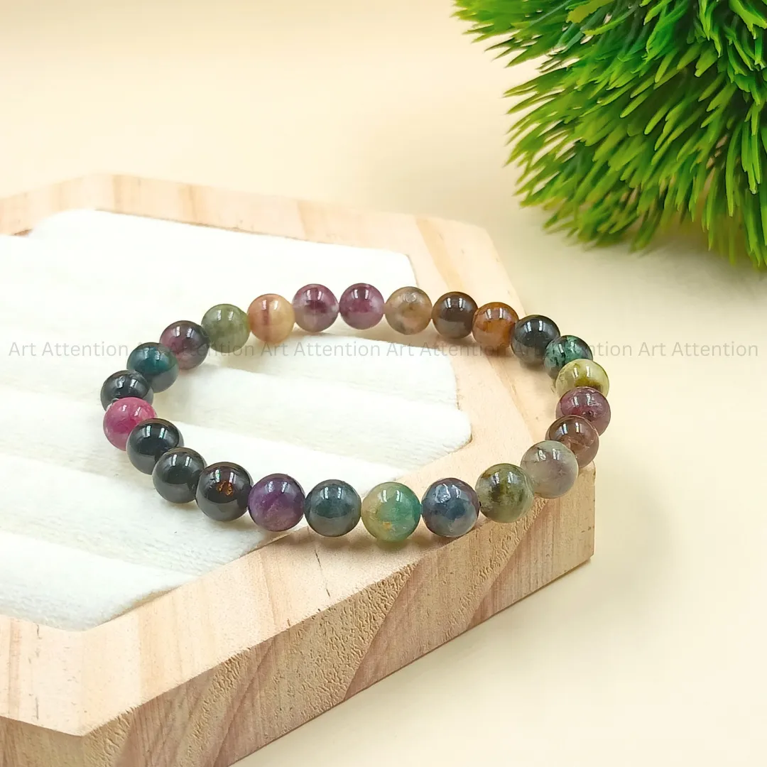 Multi Tourmaline Crystal Bracelet