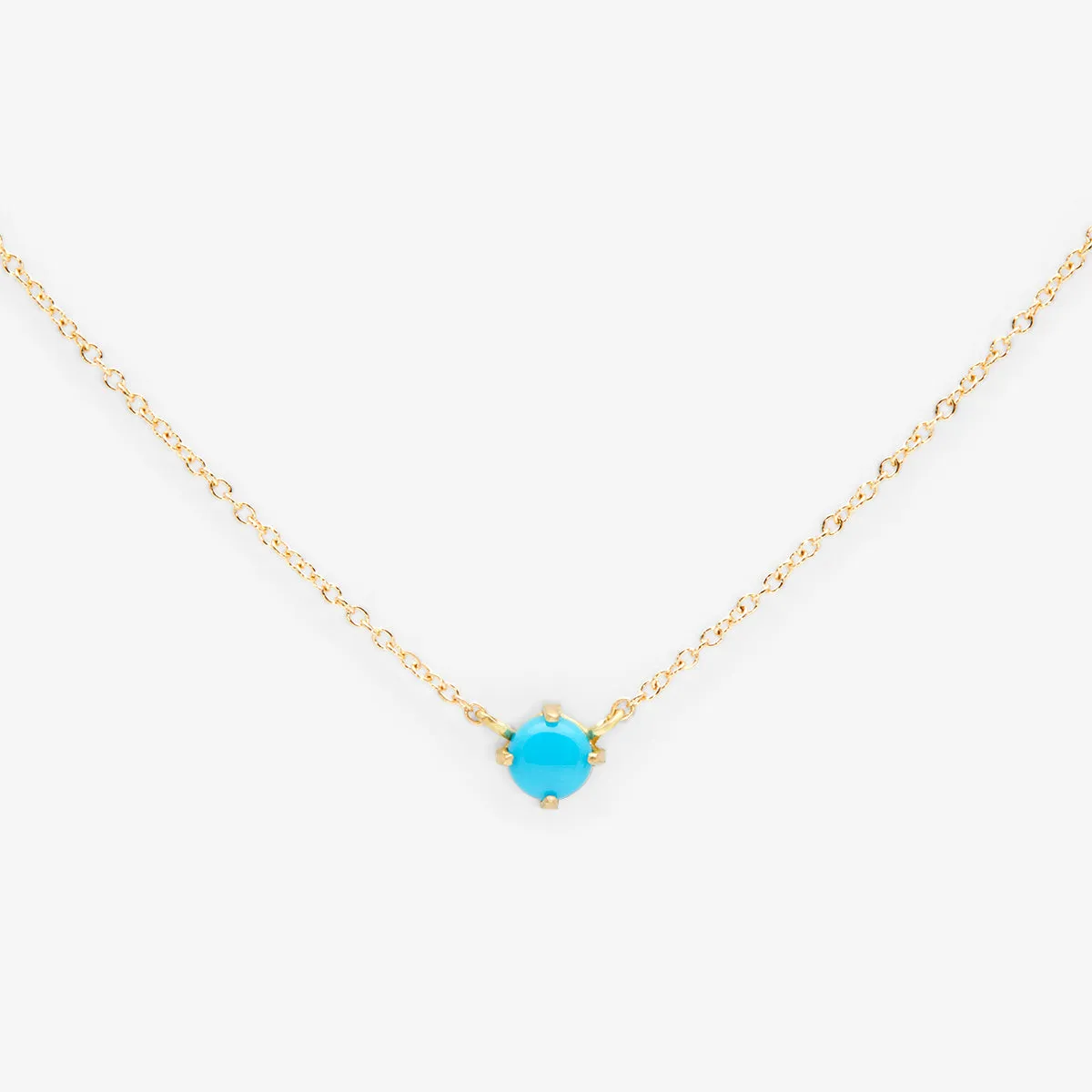 N5804TQ | Turquoise Wisp Necklace